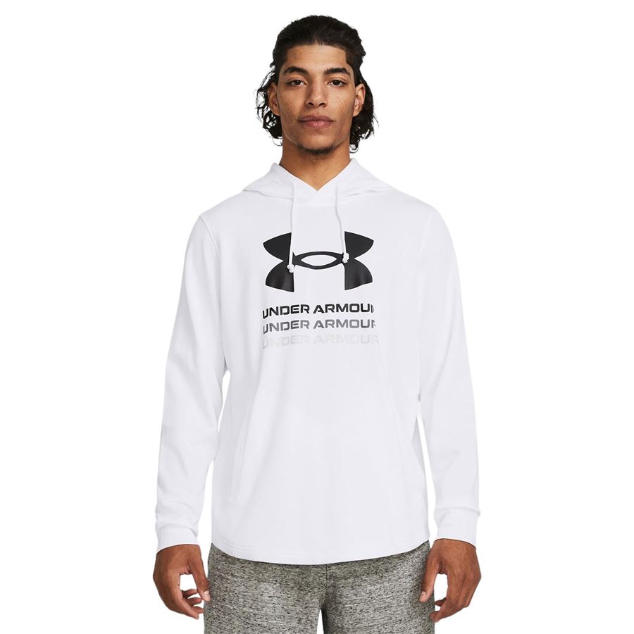 Ua Rival Terry Graphic Hood felpa da uomo con cappuccio Under Armour | 13860470100